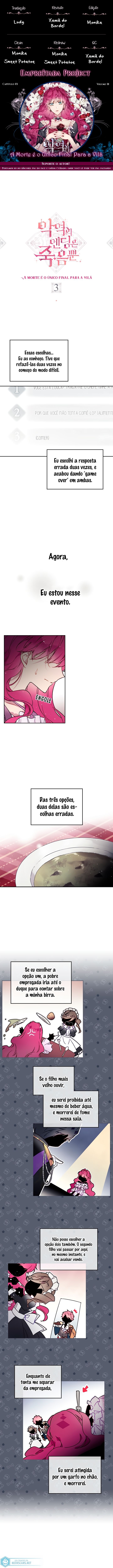 A Morte É O Único Final Para A Vilã Capítulo 3 Página 1