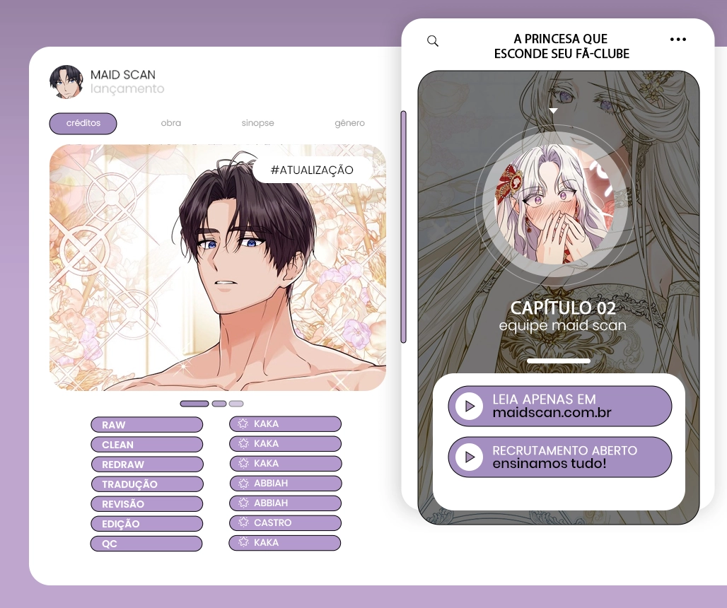 A Princesa que Mantém seu Fã-clube em Segredo Capítulo 2 Página 2