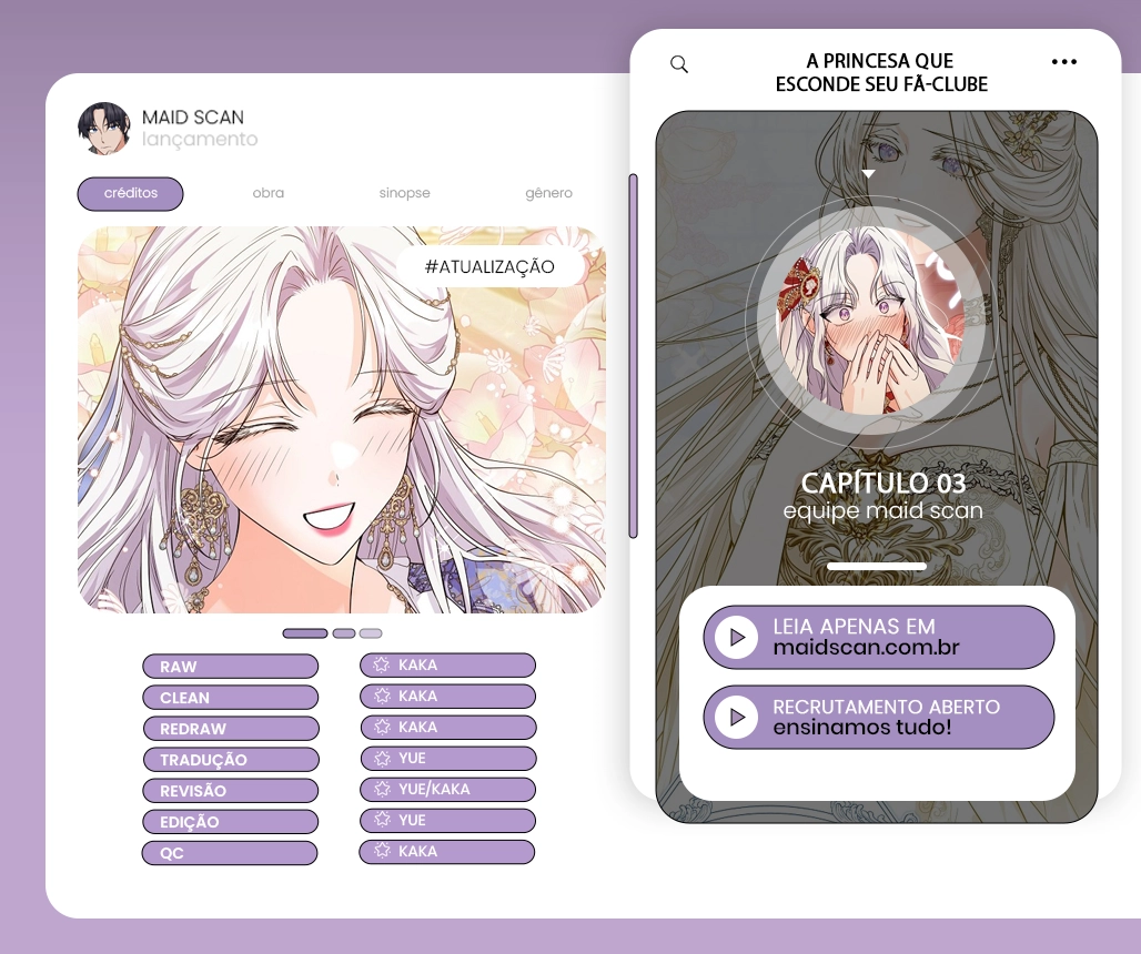 A Princesa que Mantém seu Fã-clube em Segredo Capítulo 3 Página 2