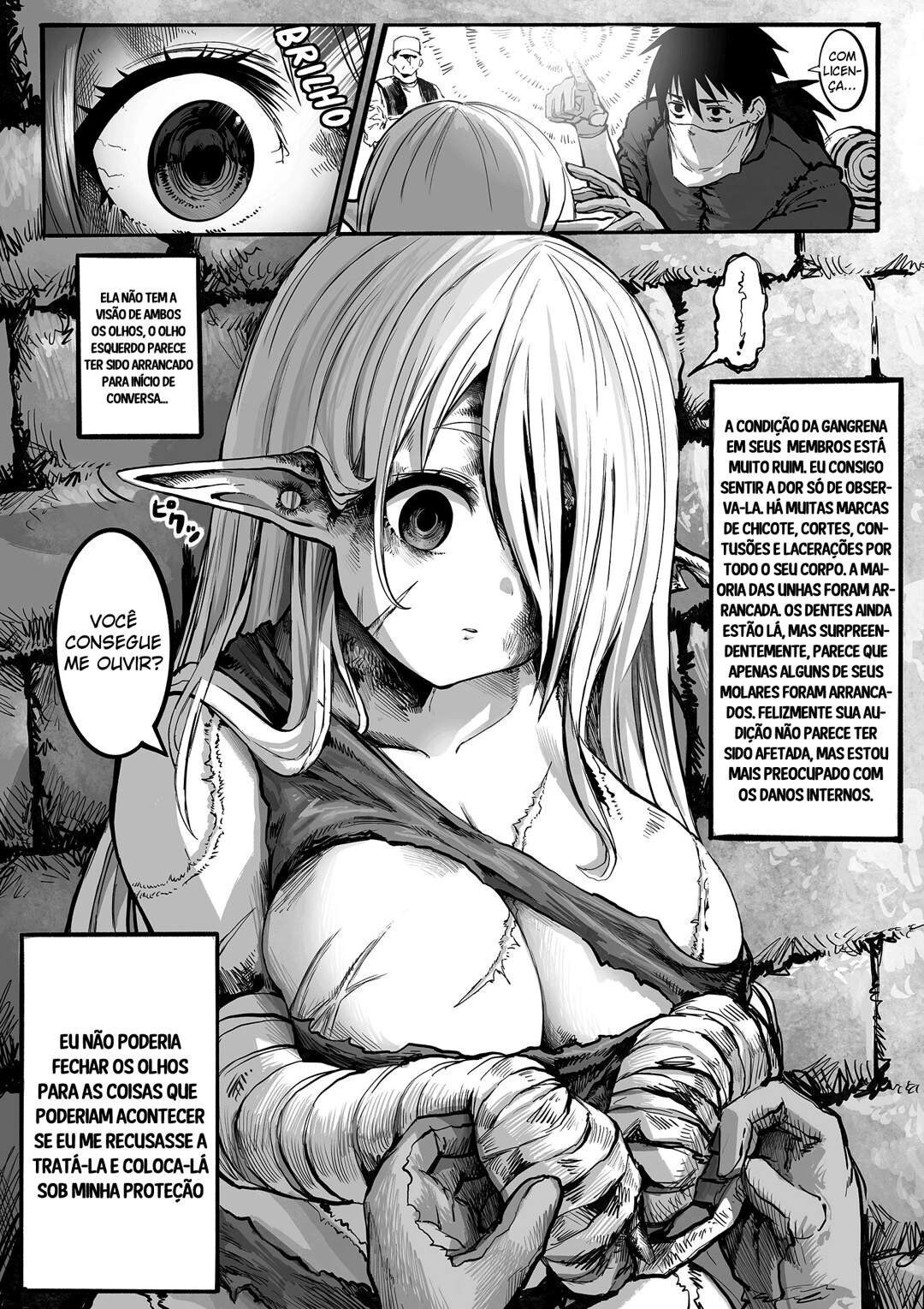 Boroboro no Elf-san o shiawaseni suru kusuri uri-san Capítulo 2 Página 1