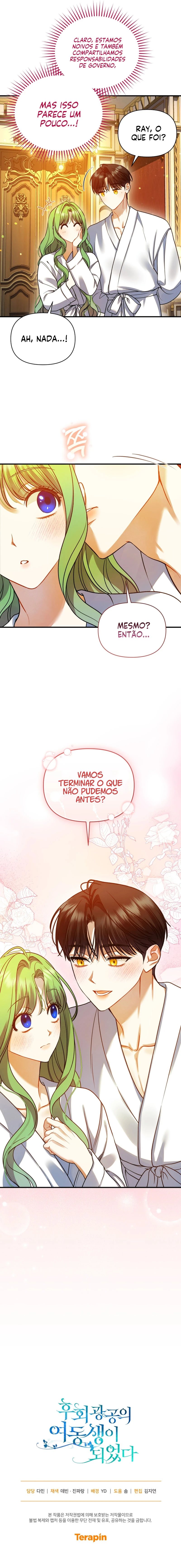 Eu me Tornei a Irmã Mais Nova de um Protagonista Obsessivo Arrependido (Comic) Capítulo 105 Página 13