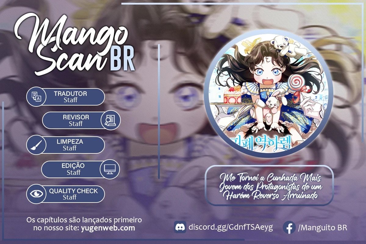 Me Tornei a Cunhada Mais Jovem dos Protagonistas de um Harém Reverso Arruinado Capítulo 34 Página 1