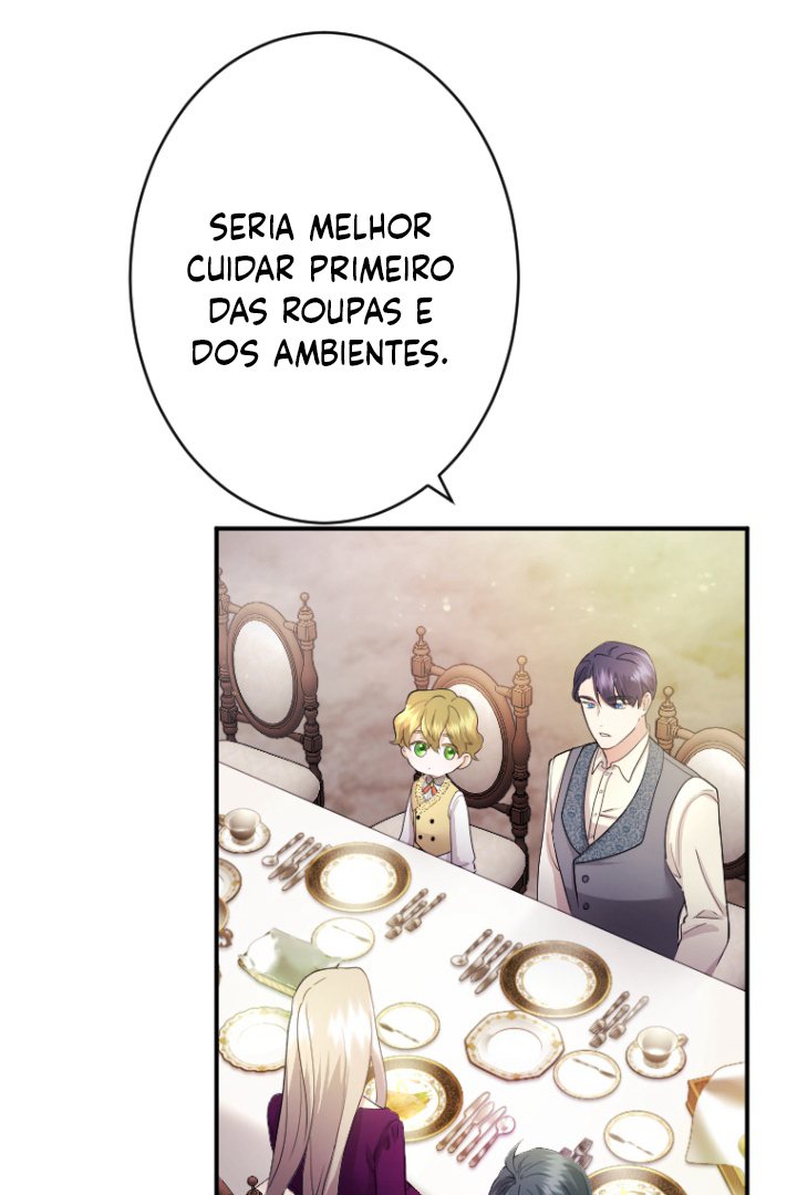 Mesmo sendo uma madrasta incompetente, ela não consegue parar de mimar sua família! Capítulo 7 Página 44