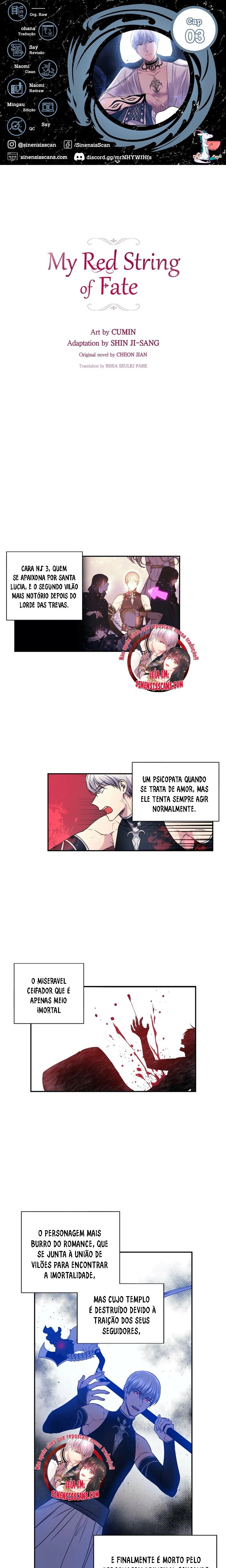 Meu fio vermelho do destino Capítulo 3 Página 1