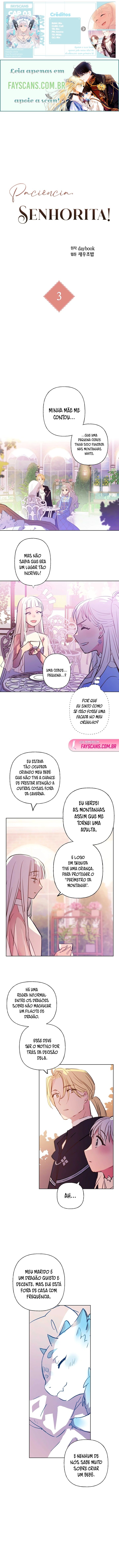 Paciência, Senhorita! Capítulo 3 Página 1
