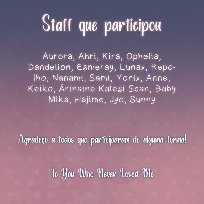 Para Você que Nunca me Amou Capítulo 38 Página 39