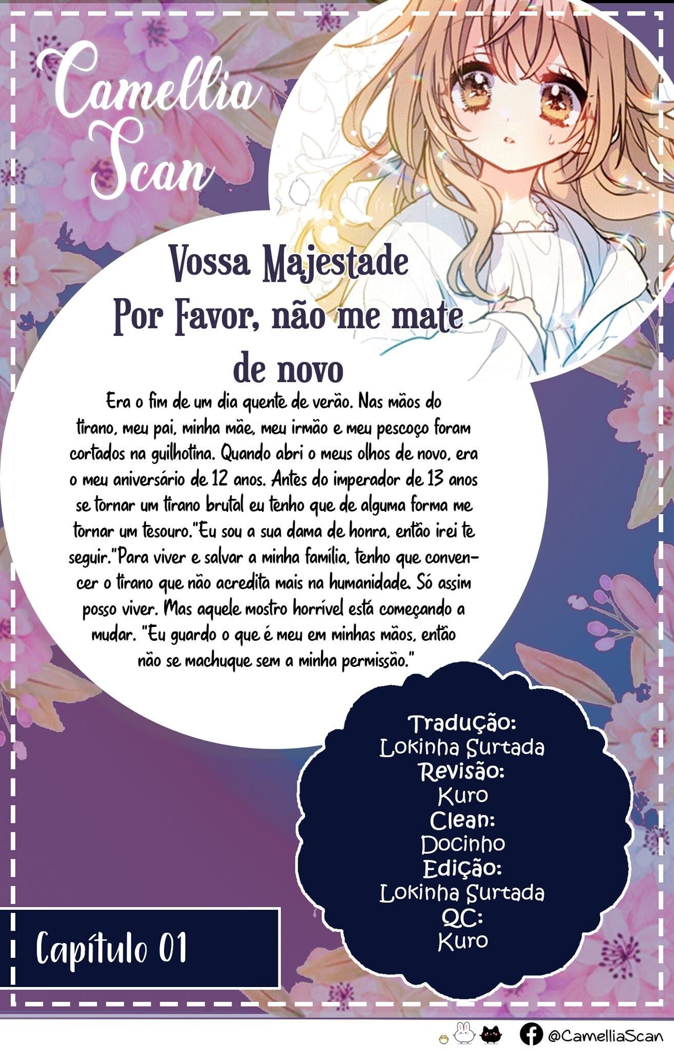Vossa Majestade, Por Favor Não me Mate Novamente Capítulo 1 Página 1